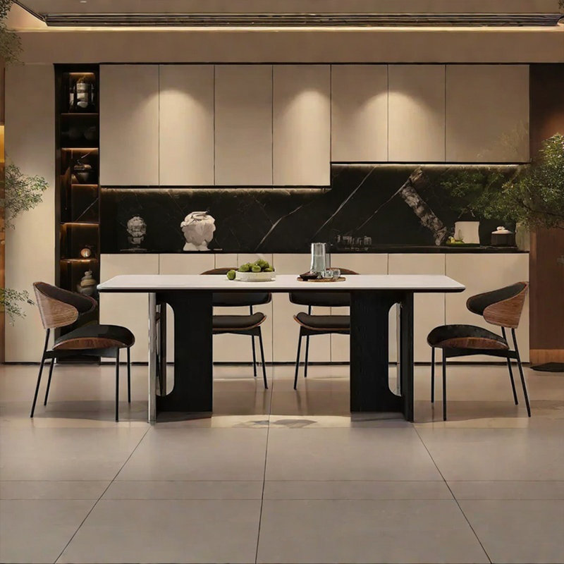 Table de salle à manger Nordic Minimalisme, H 29,53 po x L 55,12 po x l 31,5 po