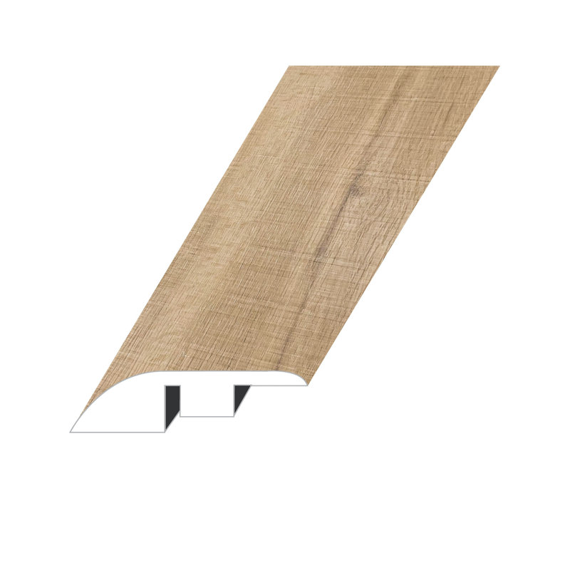 Vinyl 1.8'' W x 94.5'' L Overlap Reducer, Bungalow Tan