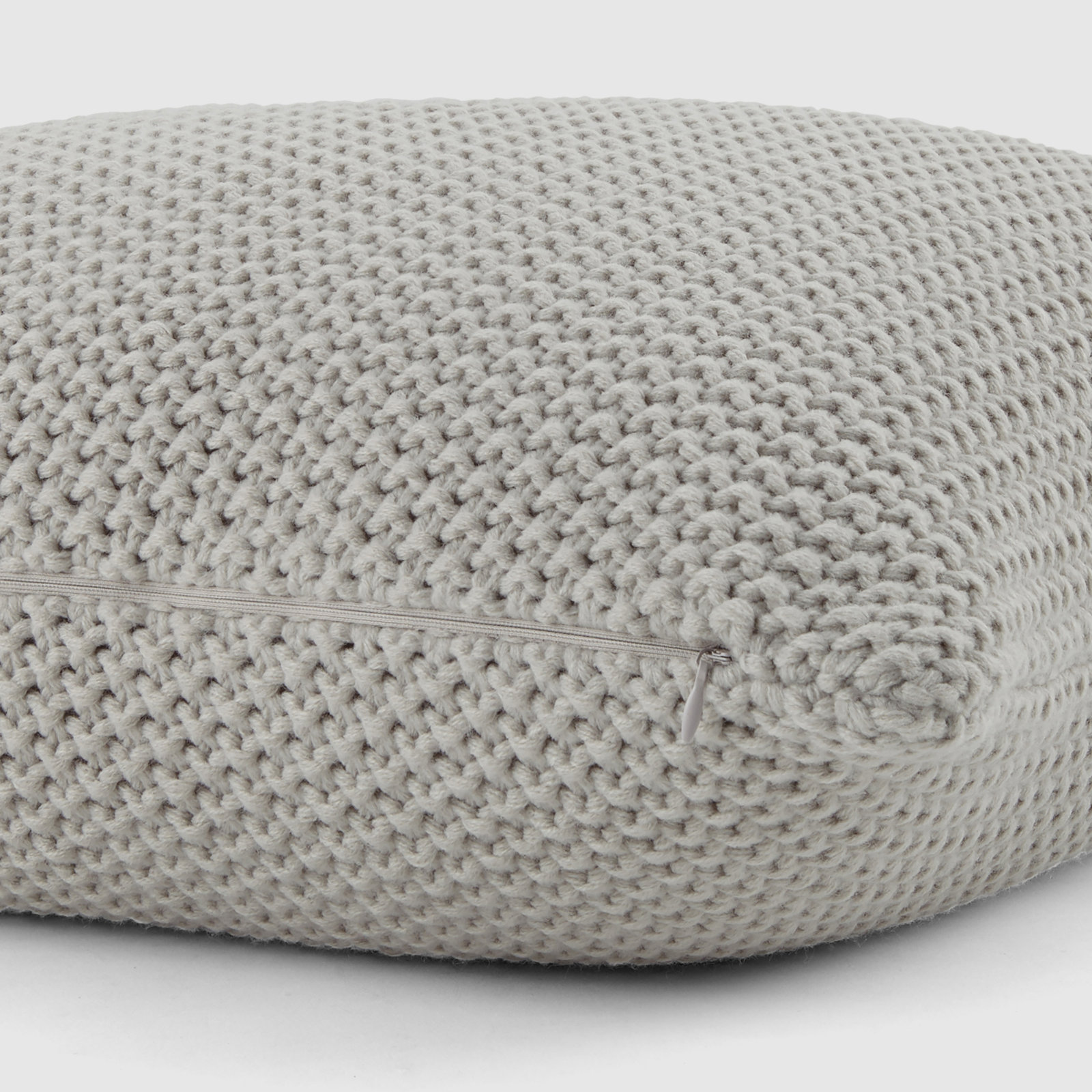 20" x 20" Throw Pillow, Light Gray