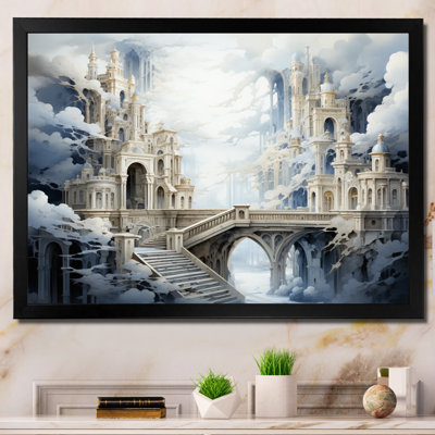«Beige Bridge Ethereal Passage III», reproduction d'art sur toile