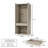 77.1'' H Linen-Textured Armoire