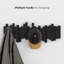 Caradoc Wall 5 - Hook Coat Rack