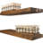 Baobab Workshop Wood and Wire Baskets Set, Bathroom Basket Storage-1743386135