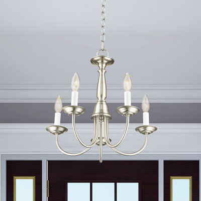 Lustre style chandelier 5 lumières Cloverfield