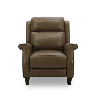 Pushback Leather Recliner