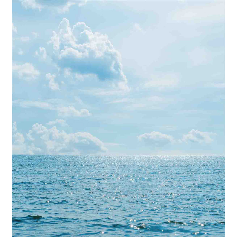 Clouds Coastal Duvet Cover