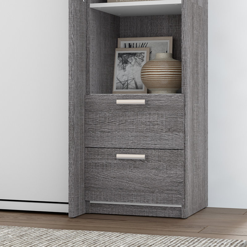 Lindsley 29,3" W x 10" H tiroir, Écorce grise