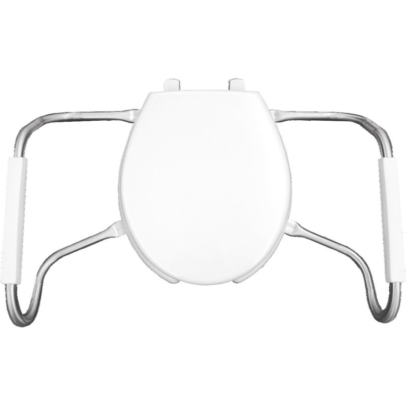 Siège de toilette rond en plastique