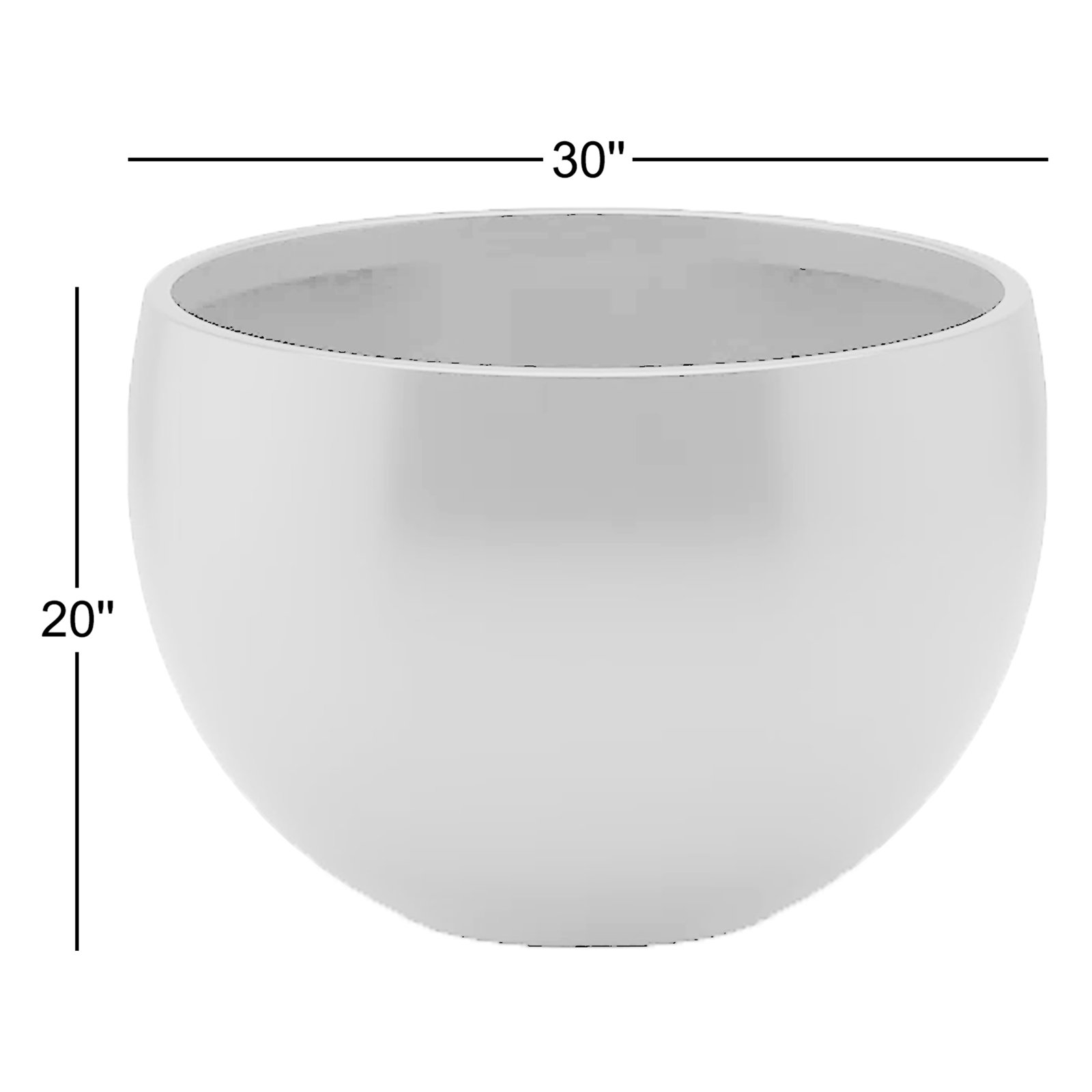Rossana Handmade Pot Planter, Black