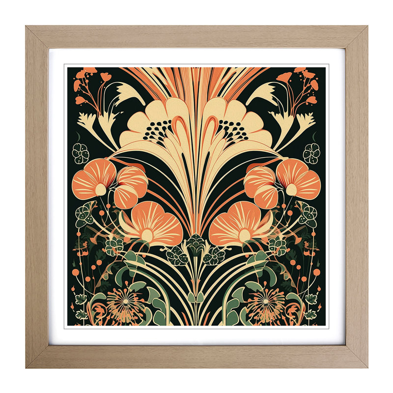 Single Picture Frame Print on Wood, Oak