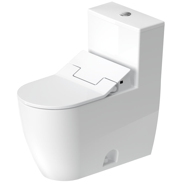 Dual-Flush Elongated One-Piece Toilet with Hygieneglaze (Seat Not Included)