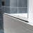 Julien 34" W x 58" H Hinged Frameless Tub Door with Heat Soaking Process-2020974408