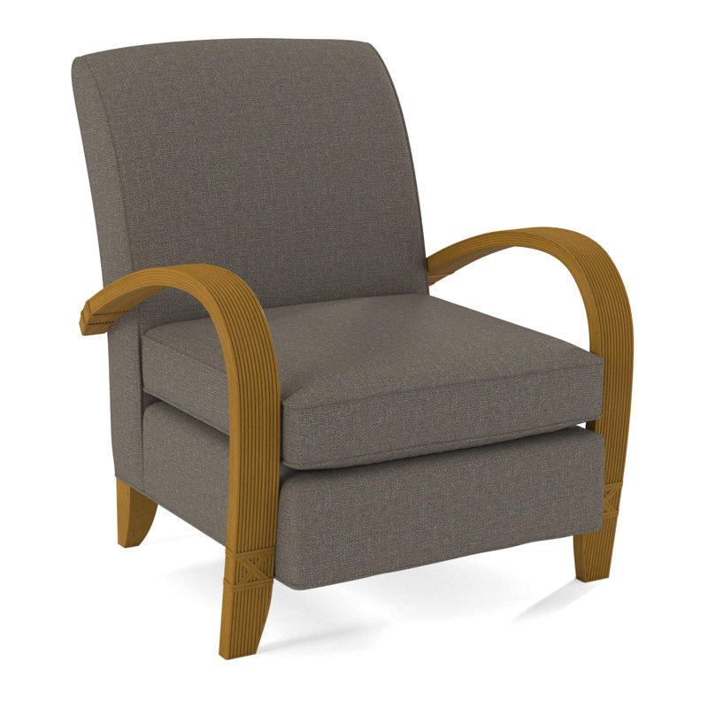 Vero Armchair, Black, Gray Sugar Performance; 0863-84