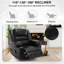 Fauteuil inclinable de massage en cuir respirant