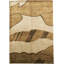 Himalayan Wool Abstract Area Rug in Beige