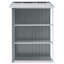 Garden Shed with Rack 205x130x183 cm Iron-1598157138