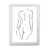 White Framed Canvas selected