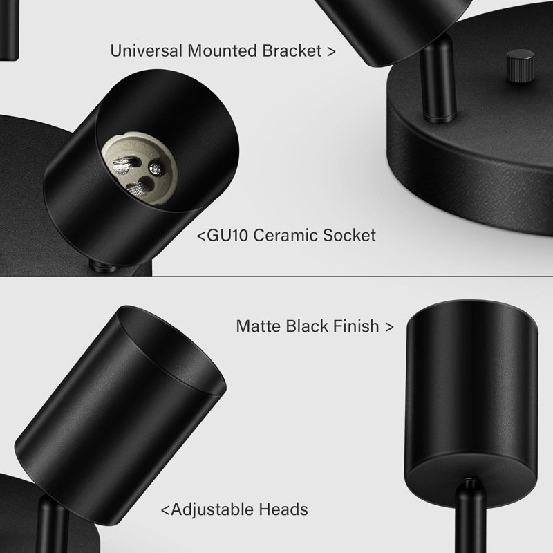 LED 3 Light Track Lighting Kit