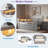 Modern Daybed With Storage Shelves, Drawers, Trundle, Charging Station, Led Light, Desk And Cabinet-839389981