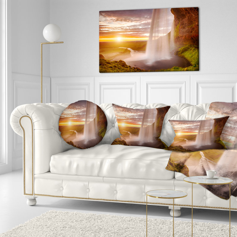 Landscape Reversible Throw Pillow