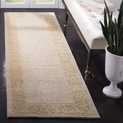 Tapis oriental en laine touffeté à la main Braxtan Silk Road