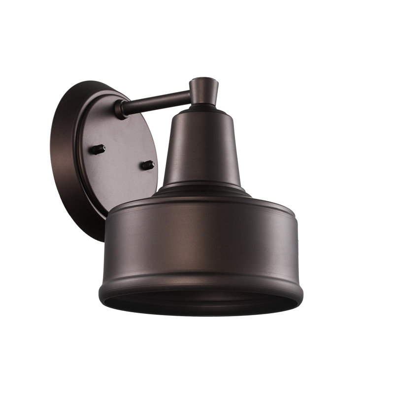 Lanterne murale d'extérieur H 7,7 ", Bronze, H 7,7 po x l 6,4 po x P 7,1 po