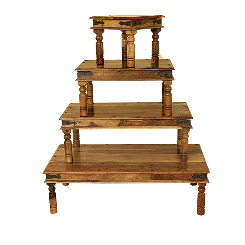Belcher Solid Wood Four Leg Coffee Table, H40 x L110 x W60cm
