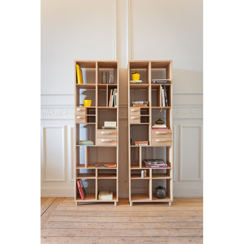 Pirouette Solid Wood Bookcase
