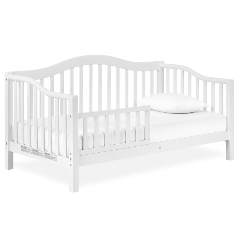 Lit standard en bois massif pour tout-petit par , Blanc