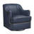Fazio Genuine Leather Swivel Barrel Chair-1576489781