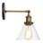 Mekhail 1 - Light Glass Shade Dimmable Classic Armed Wall Sconce-2046747724