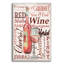 «Red Wine75» par Jean Plout, art mural en verre acrylique, 24 po x 36 po-2142874413
