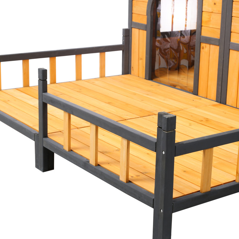 Maison pour chiots en bois Double XL