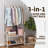 3-in-1 Entryway Storage Bench Coat Rack