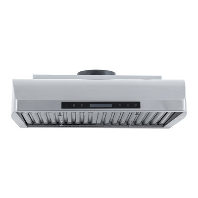 PROLINE 42-Inch Under Cabinet Range Hood, Ducted, 900 CFM, Stainless Steel, LED Lights, LCD Touch Control, ULTRA-QUIET Blower Motor, 4 Speed, 3-Year Warranty