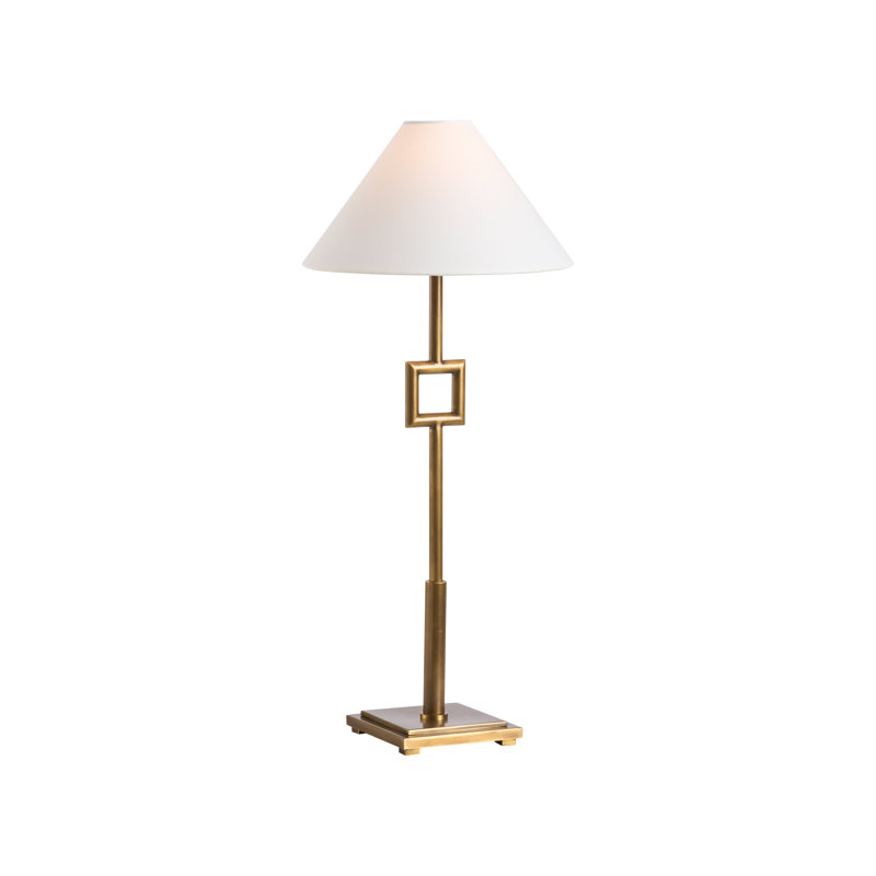 Overhill Table Lamp, Aged Brass