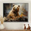 Bear Bears Boundary II - Reproductions encadrées d'ours-698475034-710076002