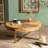 Retro Solid Wood Round Coffee Table