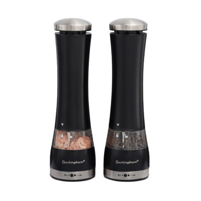 Buckingham Electric Salt and Pepper Grinder Set