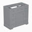 Base de meuble-lavabo simple 35,60 po seulement-99379656