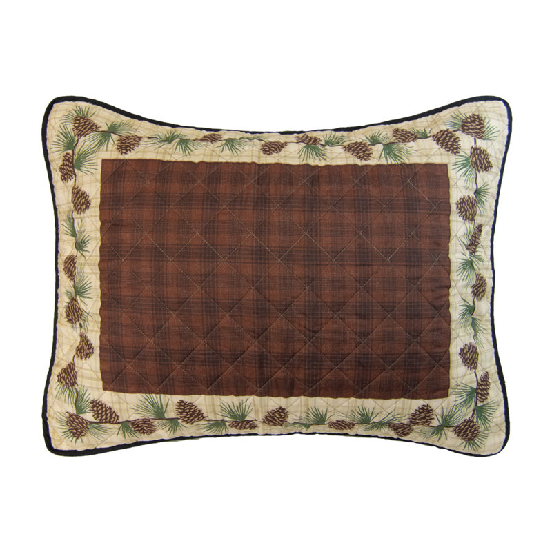 Donna Sharp Pine Circle UCC 3PC Rustic California King Quilt Set, California King Quilt + 2 Pillow Shams