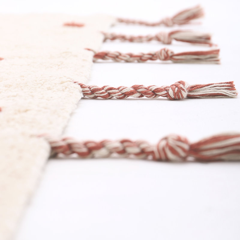 Cobden Hand Tufted Cotton Beige/Black Rug