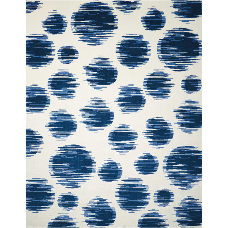 Tapis bleu Cannes, Rectangle 7 pi 9 po x 9 pi 9 po