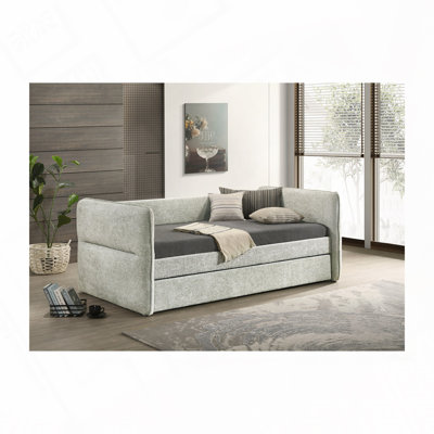 Upholstery Daybed with Pull Out Trundle by Hokku Designs