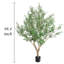 Grand olivier artificiel en pot 98 "