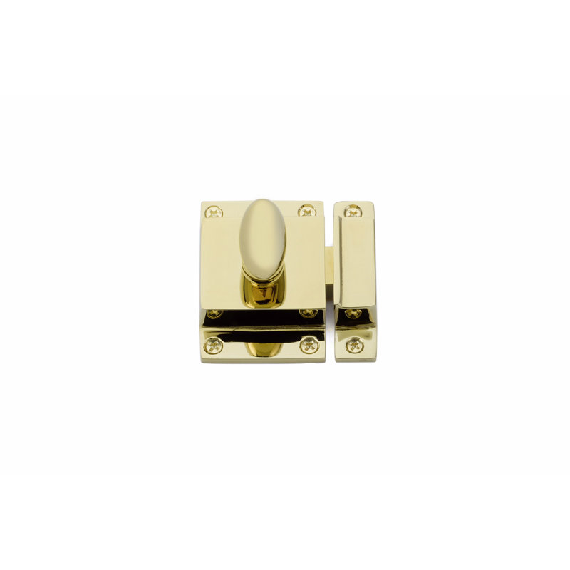 Loquet pour armoire Emtek 2 1/4 po, Laiton non laqué