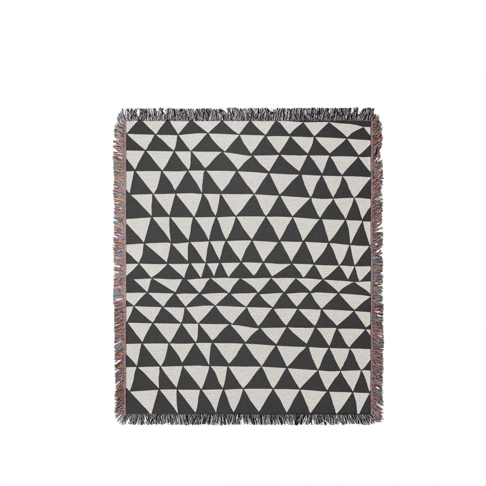 Kelia Cotton Throw Blanket, 50" x 70"  – Full/Double, Gray