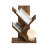 Korou Wood Geometric Bookcase-95356617-95356620
