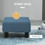 40cm Wide Tufted Solid Colour Footstool Ottoman-1502491695