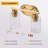 Modern Brushed Gold Bathroom Vanity Light Fixture With Clear Glass, Wall Mounted Rustproof Lighting For Bathroom Mirror And Decorative Spaces
